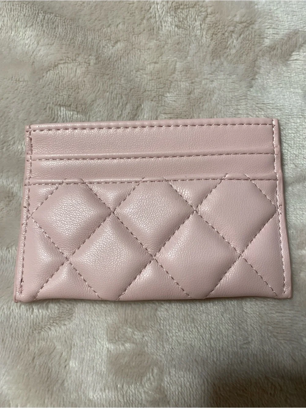 ChaneI Cardholder Pink with Gold Hardware NEW !!